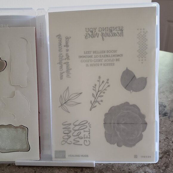 Stampin' Up! 'HEALING HUGS' Cling Stamp Set (Used) - Picture 7 of 9